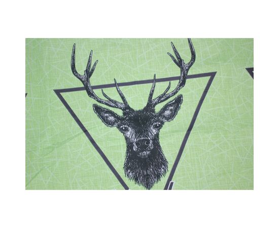 Постільна білизна MirSon Бязь Ranforce Elite 17-0515 Noble deers lime Сімейний 160x220 (2200004733111), зображення 4 Постільна білизна MirSon Бязь Ranforce Elite 17-0515 Noble deers lime Сімейний 160x220 (2200004733111), зображення 4