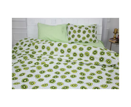 Постельное белье MirSon Бязь Ranforce Elite 17-0523 Kiwi King Size (2200004706900)