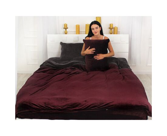 Постельное белье MirSon Велюр Winter Frost 28-0003 + 28-0002 Protea Velvet 143х210 (2200004005805), изображение 2 Постельное белье MirSon Велюр Winter Frost 28-0003 + 28-0002 Protea Velvet 143х210 (2200004005805), изображение 2