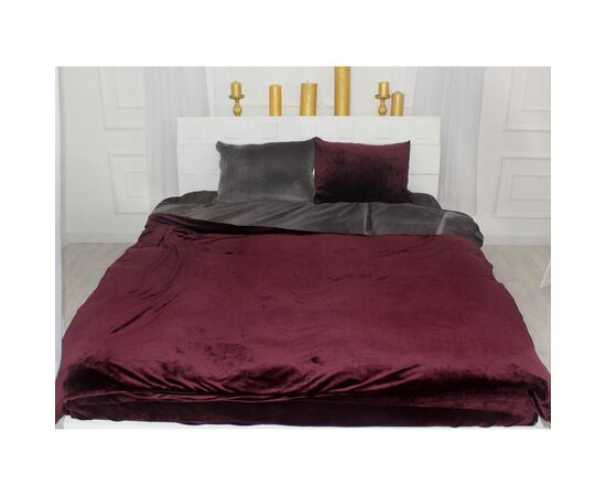 Постільна білизна MirSon Велюр Winter Frost 28-0003 + 28-0002 Protea Velvet 143х210 (2200004005805)