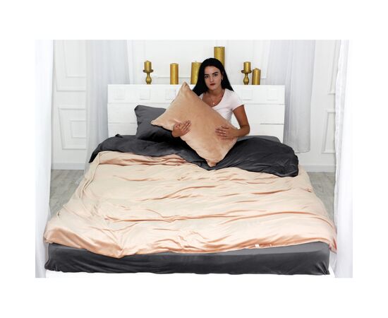 Постельное белье MirSon Велюр Winter Frost 28-0004 + 28-0005 Chamomile Velvet 110х140 (2200004010199), изображение 4