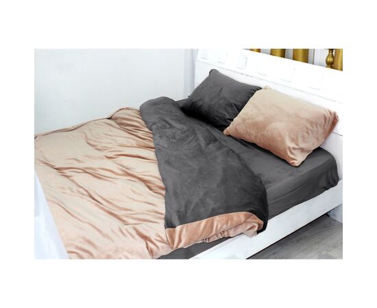 Постельное белье MirSon Велюр Winter Frost 28-0004 + 28-0005 Chamomile Velvet 175х210 (2200004010236), изображение 3