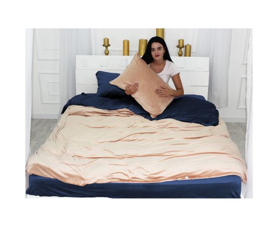 Постельное белье MirSon Велюр Winter Frost 28-0004 + 28-0006 Ruellia Velvet 160х220 (2200004010618), изображение 2