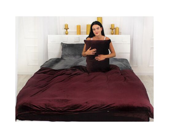 Постельное белье MirSon Велюр Winter Frost 28-0005 + 28-0002 Azalea Velvet 160х220 (2200004006611), изображение 2 Постельное белье MirSon Велюр Winter Frost 28-0005 + 28-0002 Azalea Velvet 160х220 (2200004006611), изображение 2