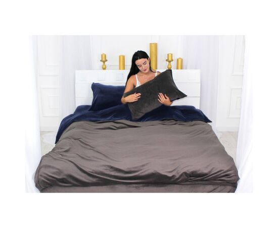 Постельное белье MirSon Велюр Winter Frost 28-0006 + 28-0003 Arabis Velvet 2х160х220 (2200004009469), изображение 2