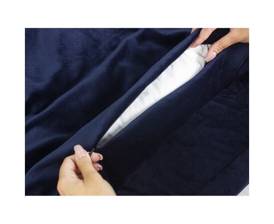 Постельное белье MirSon Велюр Winter Frost 28-0006 Navy blue Velvet Семейный (2200003998900), изображение 5 Постельное белье MirSon Велюр Winter Frost 28-0006 Navy blue Velvet Семейный (2200003998900), изображение 5