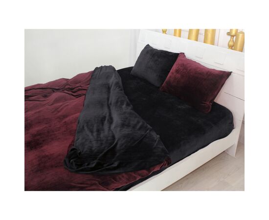 Постельное белье MirSon Велюр Winter Frost 28-0007 + 28-0002 Poinsettia Velvet 175х210 (2200004007434), изображение 3