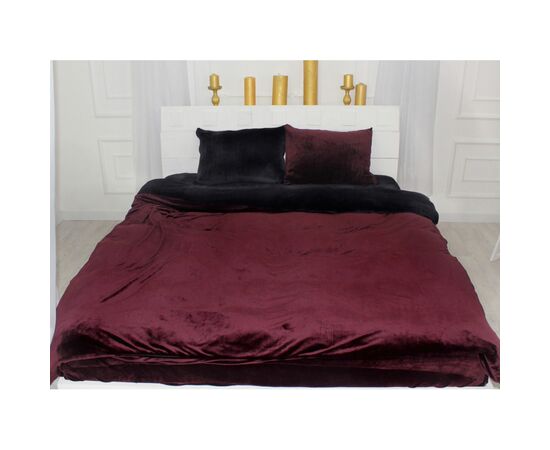 Постельное белье MirSon Велюр Winter Frost 28-0007 + 28-0002 Poinsettia Velvet 175х210 (2200004007434)
