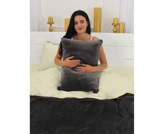 Постельное белье MirSon Велюр Winter Terry 28-0036 Hyacinth King Size (2200004022840), изображение 4