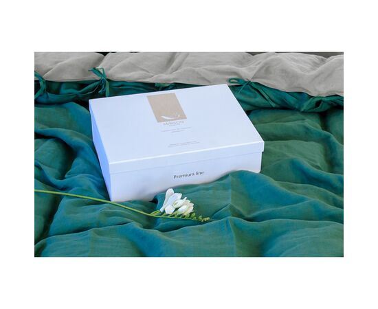 Постельное белье MirSon Лен Green meadow 143х210 (2200005370759), изображение 4