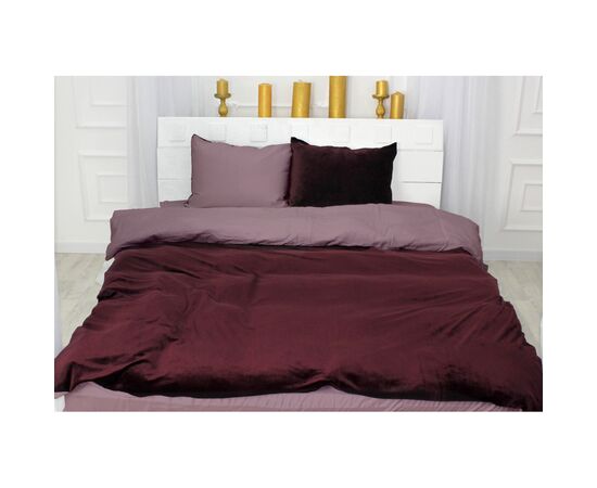 Постельное белье MirSon Велюр Winter Delicate 28-0062 Echinacea Семейный (2200004034447), изображение 3