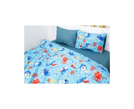 Постельное белье MirSon Сатин 22-1314 Cerulean Двуспальный (2200005111253), изображение 2 Постельное белье MirSon Сатин 22-1314 Cerulean Двуспальный (2200005111253), изображение 2