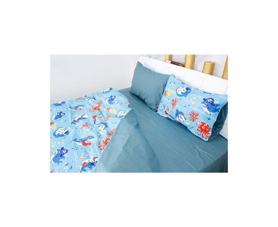 Постільна білизна MirSon Сатин 22-1314 Cerulean Сімейний (2200005111277), зображення 4