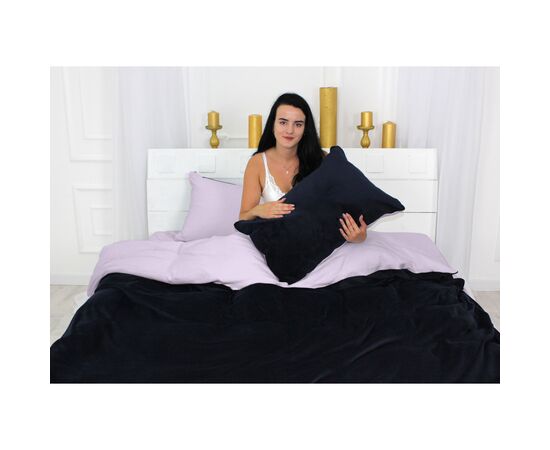 Постельное белье MirSon Велюр Winter Delicate 28-0077 Miosotide Полуторный (2200004039602), изображение 4