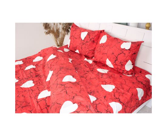 Постільна білизна MirSon Сатин 22-1275 Marble heart King Size (2200003570939), зображення 2
