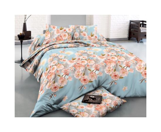 Постельное белье MirSon Сатин 22-1281-1 Cherry blossom 160х220 (2200004109473)