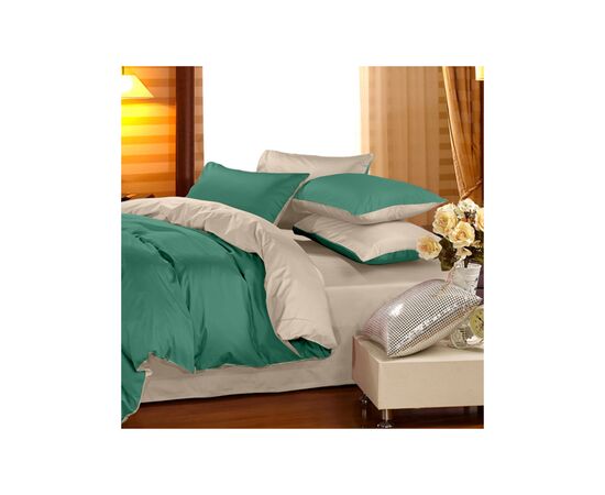 Постільна білизна MirSon Сатин Premium 0844 + 0841 James King Size (2200002028479)