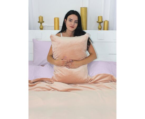Постельное белье MirSon Велюр Winter Delicate 28-0086 Geranio Двуспальный (2200004042824), изображение 4