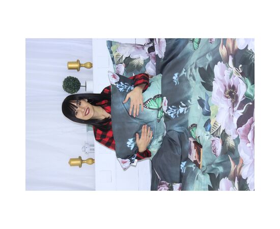 Постельное белье MirSon Сатин 22-1286 Wonderful flowers Семейный 160x220 (2200003596762), изображение 5