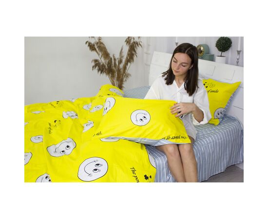 Постельное белье MirSon Сатин Premium 22-1146 Felikin полуторный (2200001979109), изображение 5