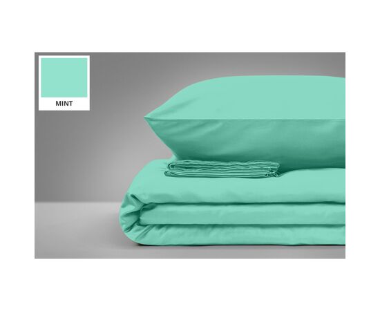 Постельное белье MirSon Бязь Premium 11-2208 Mint 2х160х220 (2200001709713), изображение 2 Постельное белье MirSon Бязь Premium 11-2208 Mint 2х160х220 (2200001709713), изображение 2