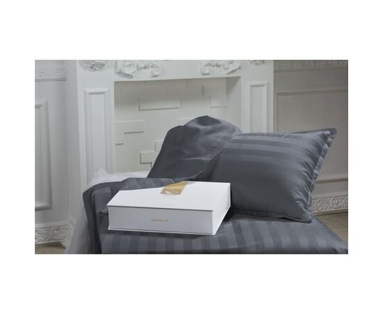 Постільна білизна MirSon Сатин Premium Graphite 2х160х220 (2200001717732)