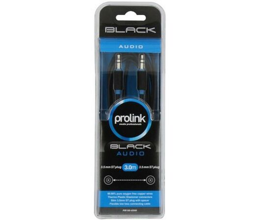 Кабель мультимедійний Jack 3.5mm M/Jack 3.5mm M 3.0m Prolink (PB105-0300), зображення 4 Кабель мультимедійний Jack 3.5mm M/Jack 3.5mm M 3.0m Prolink (PB105-0300), зображення 4