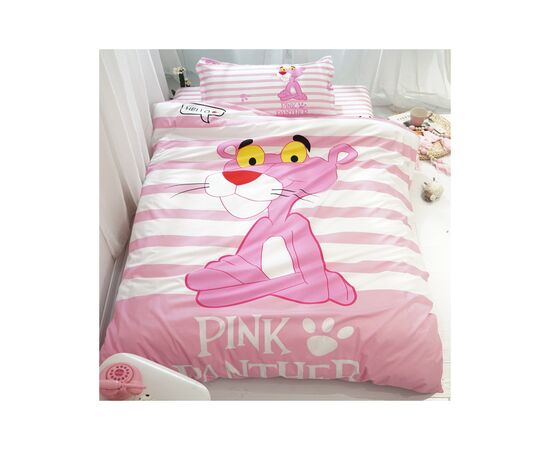 Постельное белье MirSon Бязь Premium 17-0110 Pink Pantere 110х140 (2200001606081)