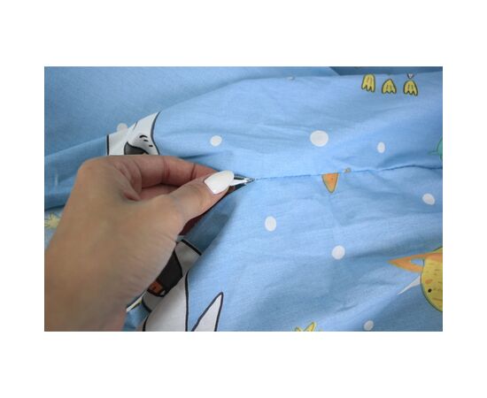 Постільна білизна MirSon Бязь Premium 17-0426 Little astronaut Полуторний (2200002950008), зображення 8