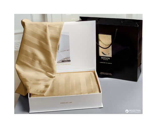 Постільна білизна MirSon Сатин Premium-страйп Carmela 160х220 (2200001478930), зображення 2 Постільна білизна MirSon Сатин Premium-страйп Carmela 160х220 (2200001478930), зображення 2