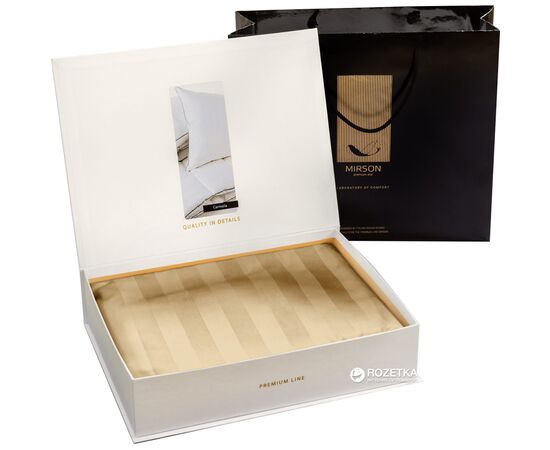 Постільна білизна MirSon Сатин Premium-страйп Carmela 160х220 (2200001478930), зображення 3 Постільна білизна MirSon Сатин Premium-страйп Carmela 160х220 (2200001478930), зображення 3