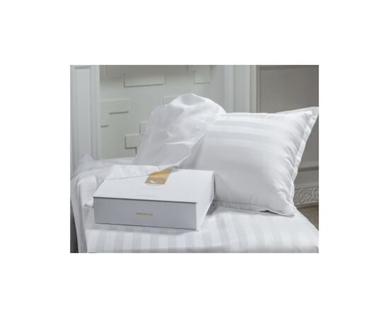 Постельное белье MirSon Сатин Premium-страйп Royal Pearl 160х220 (2200001478961)