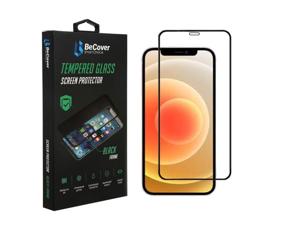 Стекло защитное BeCover Apple iPhone 14 Black (707970)