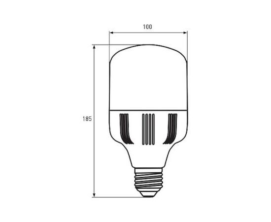 Лампочка Eurolamp E27 (LED-HP-30276), изображение 3 Лампочка Eurolamp E27 (LED-HP-30276), изображение 3