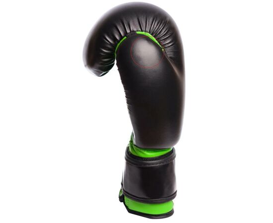Боксерские перчатки PowerPlay 3004 JR 8oz Black/Green (PP_3004JR_8oz_Black/Green), изображение 4 Боксерские перчатки PowerPlay 3004 JR 8oz Black/Green (PP_3004JR_8oz_Black/Green), изображение 4