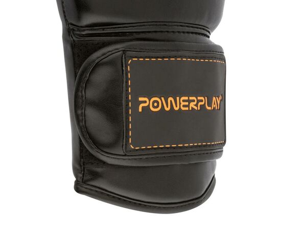 Боксерські рукавички PowerPlay 3016 12oz Black/Orange (PP_3016_12oz_Black/Orange), зображення 6 Боксерські рукавички PowerPlay 3016 12oz Black/Orange (PP_3016_12oz_Black/Orange), зображення 6