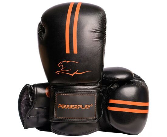 Боксерские перчатки PowerPlay 3016 12oz Black/Orange (PP_3016_12oz_Black/Orange)