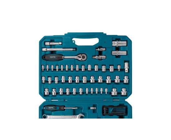 Набор инструментов Makita E-06616, 120 шт. (E-06616), изображение 2 Набор инструментов Makita E-06616, 120 шт. (E-06616), изображение 2