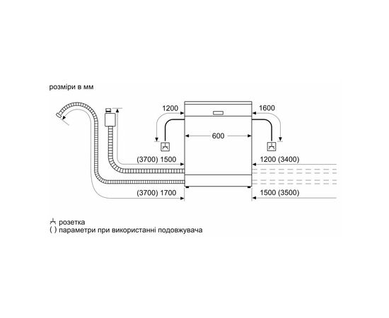 Посудомийна машина Bosch SMV2IVX00K, зображення 6 Посудомийна машина Bosch SMV2IVX00K, зображення 6