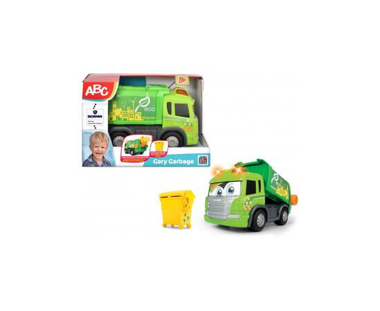 Спецтехніка Dickie Toys Сміттєвоз АВС "Сканія. Гері" з контейнером, зі звук. та світл. ефектами, 25 см (4114004), зображення 2 Спецтехніка Dickie Toys Сміттєвоз АВС "Сканія. Гері" з контейнером, зі звук. та світл. ефектами, 25 см (4114004), зображення 2