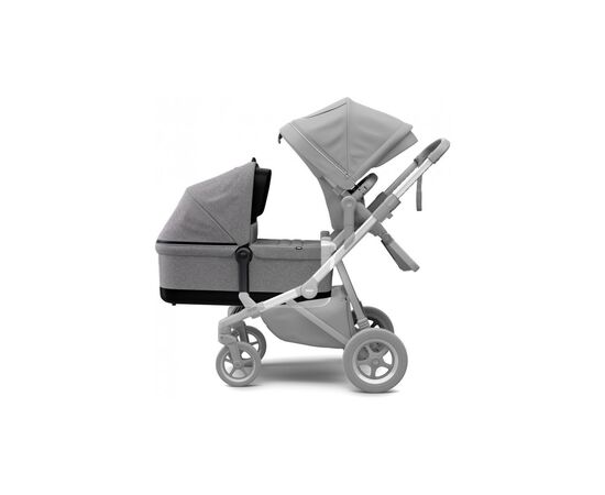 Люлька Thule Sleek Grey Melange (TH 11000100), изображение 4 Люлька Thule Sleek Grey Melange (TH 11000100), изображение 4