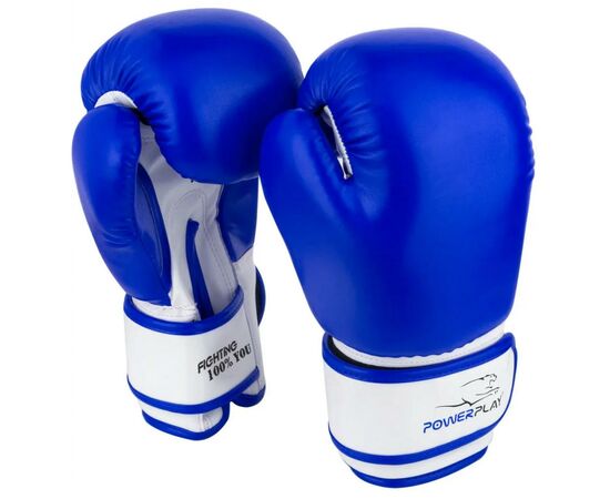 Боксерские перчатки PowerPlay 3004 JR 8oz Blue/White (PP_3004JR_8oz_Blue/White), изображение 5 Боксерские перчатки PowerPlay 3004 JR 8oz Blue/White (PP_3004JR_8oz_Blue/White), изображение 5