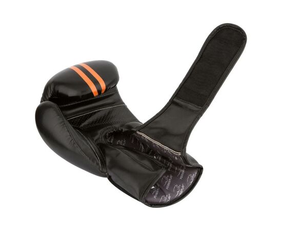 Боксерські рукавички PowerPlay 3016 10oz Black/Orange (PP_3016_10oz_Black/Orange), зображення 3