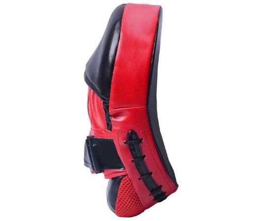 Лапы боксерские PowerPlay 3041 PU Black/Red (PP_3041_Red), изображение 3 Лапы боксерские PowerPlay 3041 PU Black/Red (PP_3041_Red), изображение 3