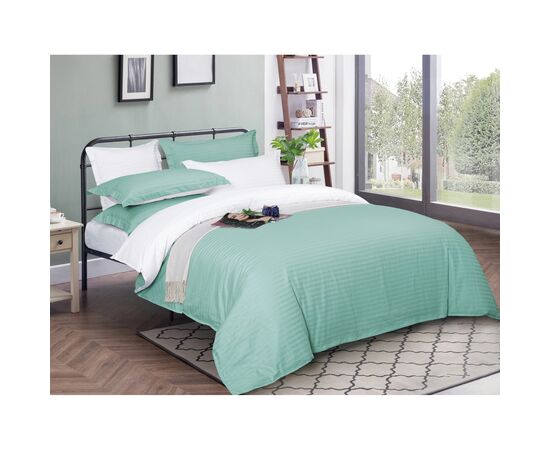 Постельное белье MirSon Satin Stripe 30-0014+ 30-0001Garbine 160х220 Семейный (2200005259924)