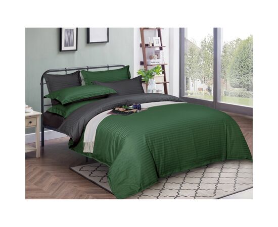 Постельное белье MirSon Satin Stripe 30-0017+ 30-0012Galatee 160х220 Семейный (2200005262320)