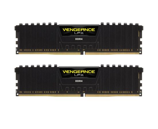 Модуль пам'яті для комп'ютера DDR4 32GB (2x16GB) 3200 MHz Vengeance LPX Black Corsair (CMK32GX4M2E3200C16)