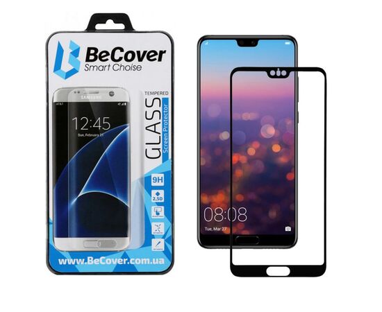 Стекло защитное BeCover HUAWEI P20 Pro Black (702170)