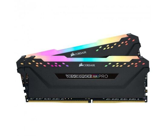 Модуль памяти для компьютера DDR4 32GB (2x16GB) 3200 MHz Vengeance RGB Pro Black Corsair (CMW32GX4M2E3200C16-TUF)