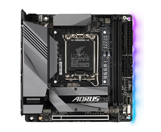 Материнская плата GIGABYTE B660I AORUS PRO DDR4, изображение 2 Материнская плата GIGABYTE B660I AORUS PRO DDR4, изображение 2